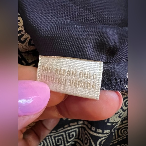 Dana Buchman 100% silk multicolored tunic top Stamped Lightweight blouse Size 12 - Picture 13 of 16